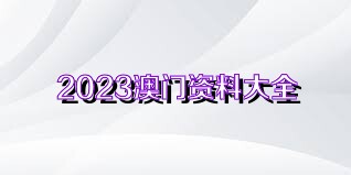 新澳门资料大全正版资料2023,新澳门资料大全正版资料2023，深度探索与预测